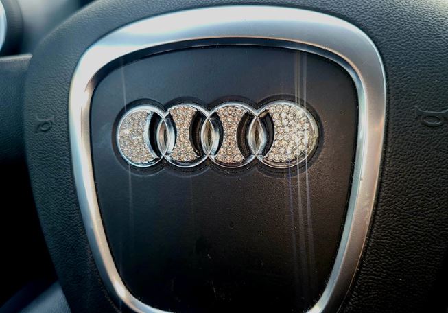 Auto Styling Auto Lenkrad Hub Abdeckung Zubehör Dekoration Aufkleber Ring  Fall für Audi A1 A3 S3 A4 A5 S5 a7 S7 Q3 Q5 TT