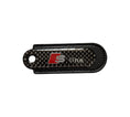 Load image into Gallery viewer, Audi S-Line Black Carbon Fibre/Leather Key Ring - Accessories
