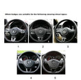 Load image into Gallery viewer, VW Black Steering Wheel Badge 40mm - Polo Scirocco Golf
