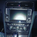 Load image into Gallery viewer, VW Golf MK7 Centre Console Cover - Carbon Fibre
