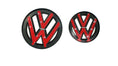 Load image into Gallery viewer, VW Scirocco Gloss Black Front and Rear Badge Cover 15-17
