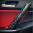 Load image into Gallery viewer, EP3 Inner Door Handle Trim Covers- Carbon Fibre - Civic MK7 2002-06
