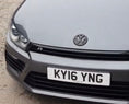 Load image into Gallery viewer, VW Scirocco Gloss Black Front and Rear Badge Cover 09-14
