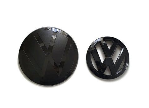 VW Golf 8 Black Front and Rear Badge Cover 21+ MK8 ACC