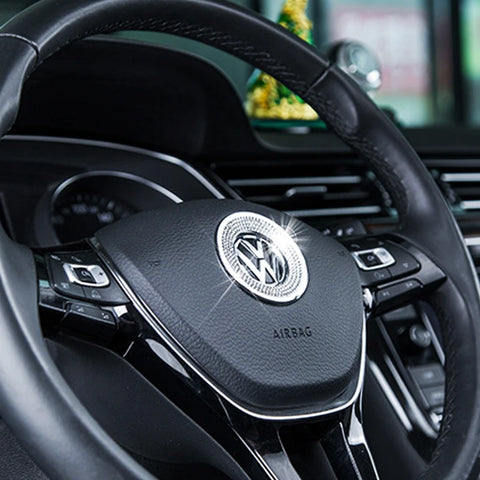 VW Diamond Steering Wheel Trim - Polo Scirocco Golf Bling