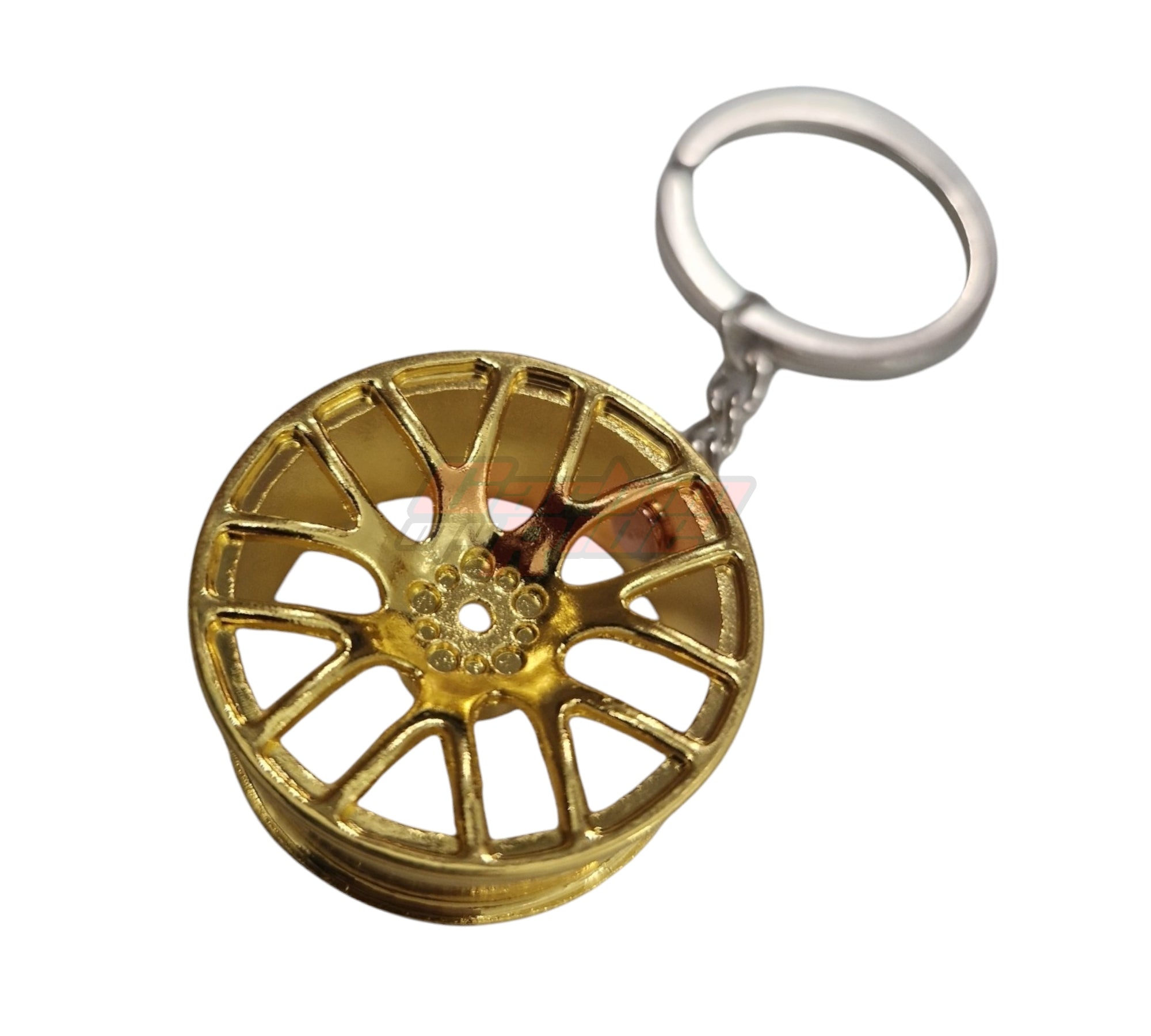 Alloy Wheel Rim Keychain Keyring