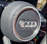 Audi Diamond Steering Wheel Decoration Bling -Audi A3 A4 A5 A6 A7 A8 Q3 Q5 Q7 Q8 A1 B9 C7 A6L S3 S5 S7 TT