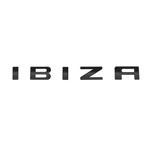 Seat Ibiza Rear Black Logo Badge - 6F