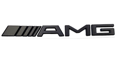 Mercedes Gloss Black AMG Rear Badge - Trunk Boot