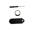 Load image into Gallery viewer, Honda Black Carbon Fibre/Leather Key Ring - Accessories
