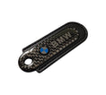Load image into Gallery viewer, BMW Black Carbon Fibre/Leather Key Ring - Accessories
