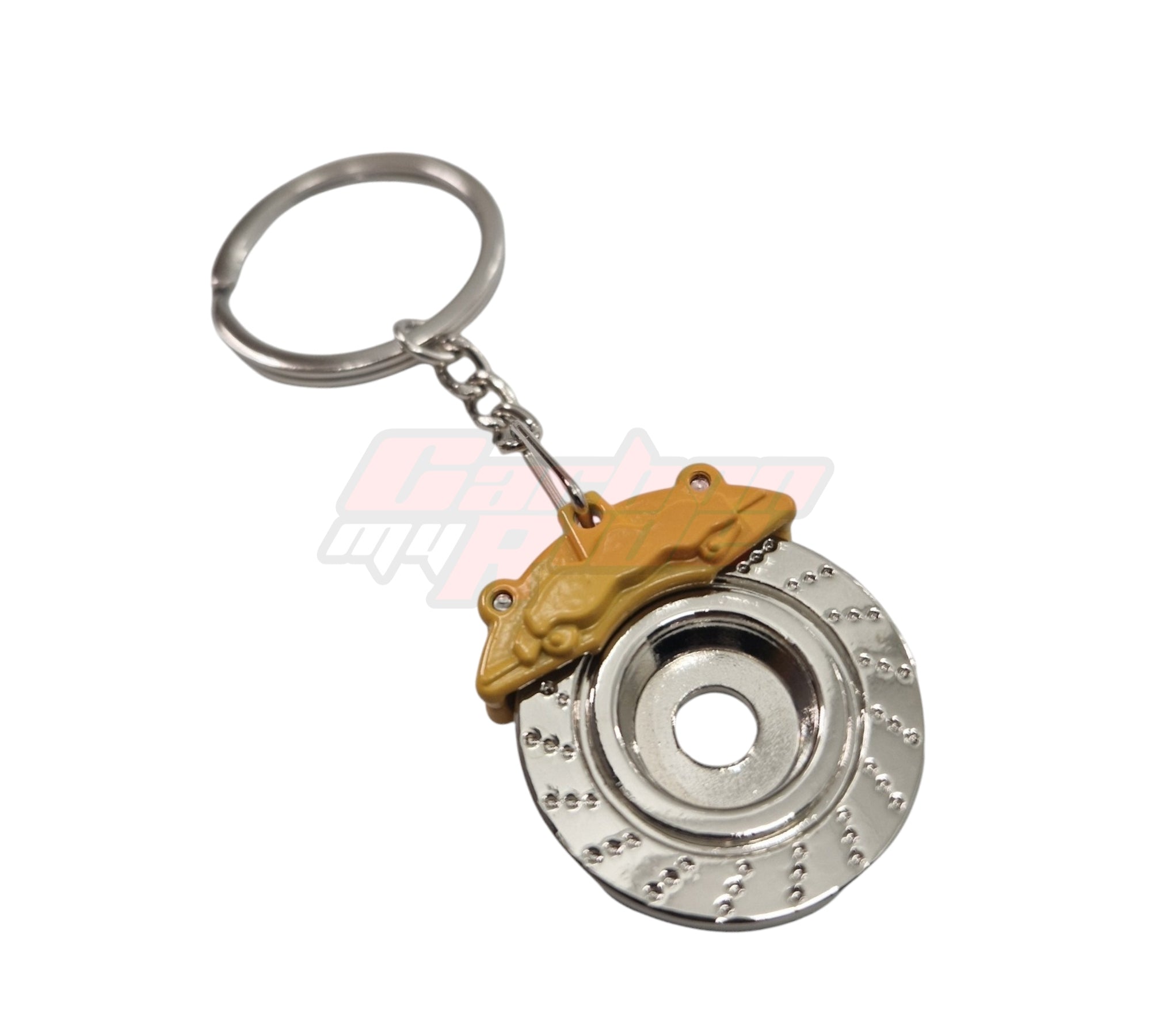 Spinning Racing Brake Disc Caliper Keychain Keyring
