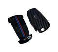 Load image into Gallery viewer, BMW Black Carbon Fibre effect Key Fob Cover - Accessories
