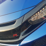 FK8 Front Grill Trims - Carbon Fibre - Civic MK10