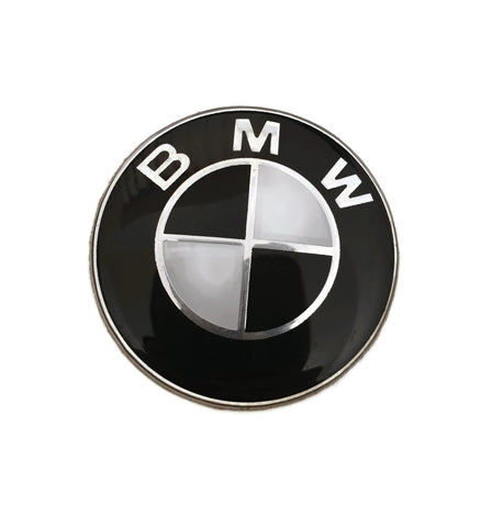BMW Black & White Steering Wheel Badge - F20 F21 F22 F87 F32