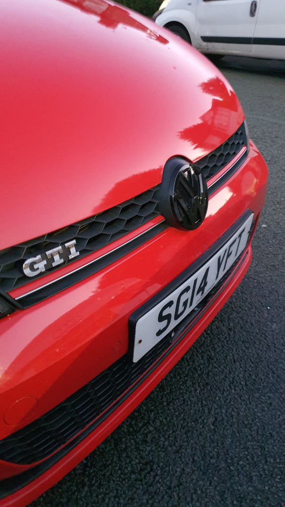 VW Golf Gloss Black Front and Rear Badge Cover - MK7 – Custom My Ride