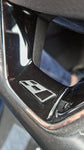 Cupra Steering Wheel Badge Racing Flag Gunmetal - Seat Leon ibiza