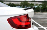 BMW F22 2 Series Carbon Fibre Rear Boot Lid Spoiler M Performance Fiber