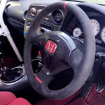 EP3/DC5 Steering Wheel Cover - Carbon Fibre - Civic MK7 2002-06 Integra