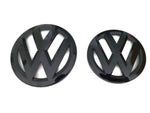 VW Golf Gloss Black Front and Rear Badge Cover - MK7