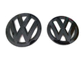Load image into Gallery viewer, VW Golf MK4 Gloss Black Front and Rear Badge Cover - 1997-2003 GTI
