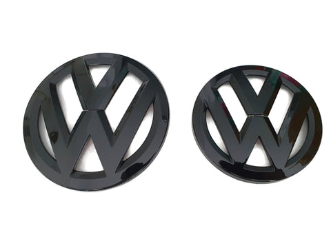 VW Passat 2011-15 Gloss Black Front and Rear Badge Cover B7