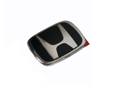 Honda Steering Wheel Badge - Silver/Black