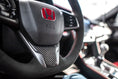Load image into Gallery viewer, FK8 Steering Wheel trim - Carbon Fibre - Civic MK10
