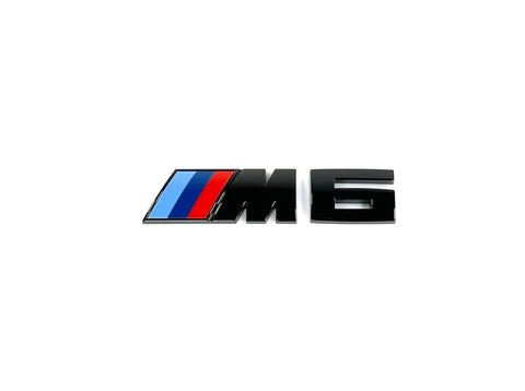 M6 Gloss Black Rear Badge - E63 E64 F12 F13