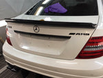 Mercedes W204 Saloon Ducktail Spoiler - 4 Door Carbon Fibre