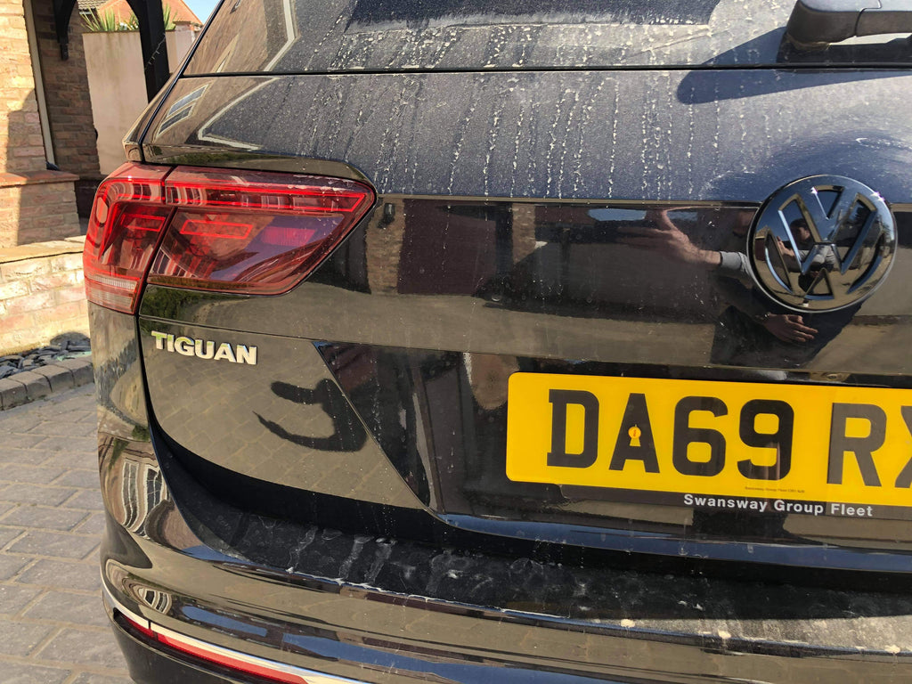 VW Sign Black Front Tiguan 2 AD1 ACC Foliated Emblem R-Line Allspace 4Motion