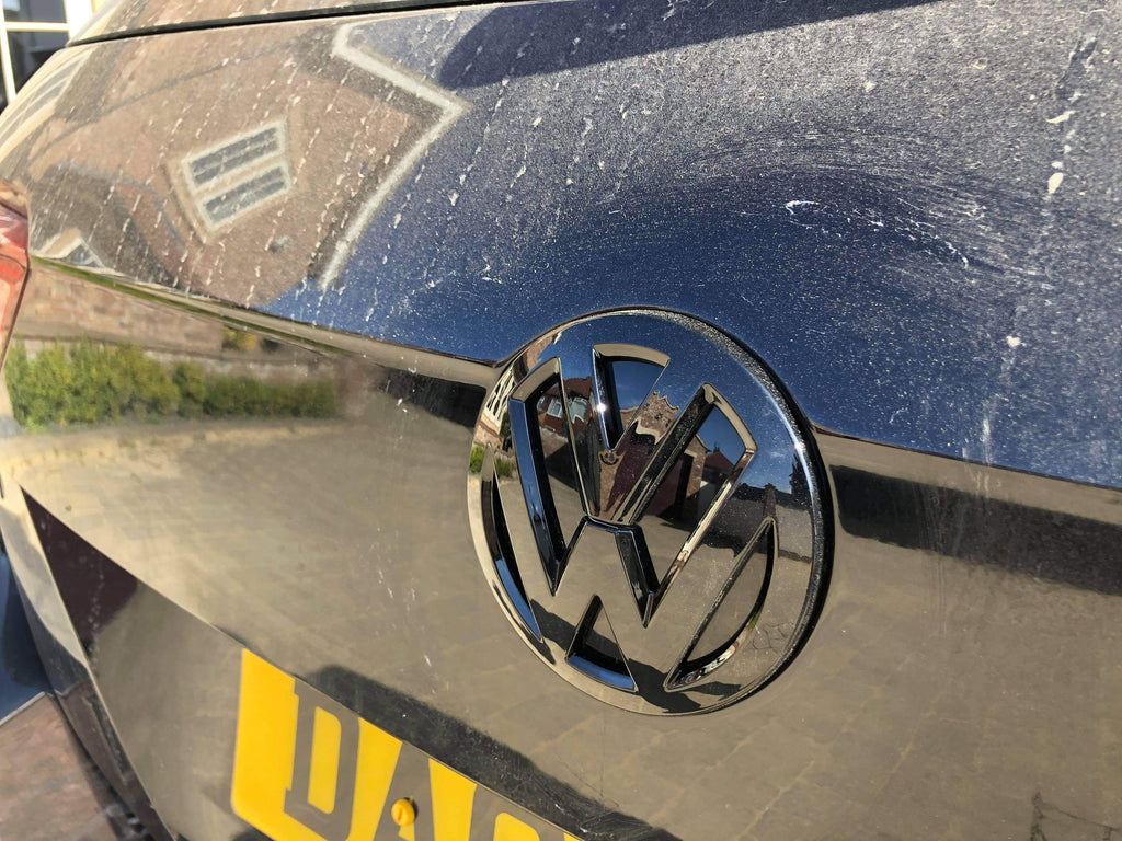 VW Tiguan AD1 front & rear emblem black sign logo R-Line front rear ACC