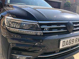 VW Tiguan Gloss Black Front and Rear Badge Cover 18-20 MK2